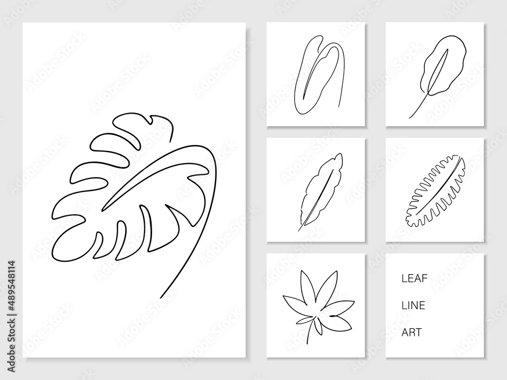 Leaf line art Hand drawn. Illustration about Leaf line art. Leaf line art Hand drawn. Illustration about Leaf line art.