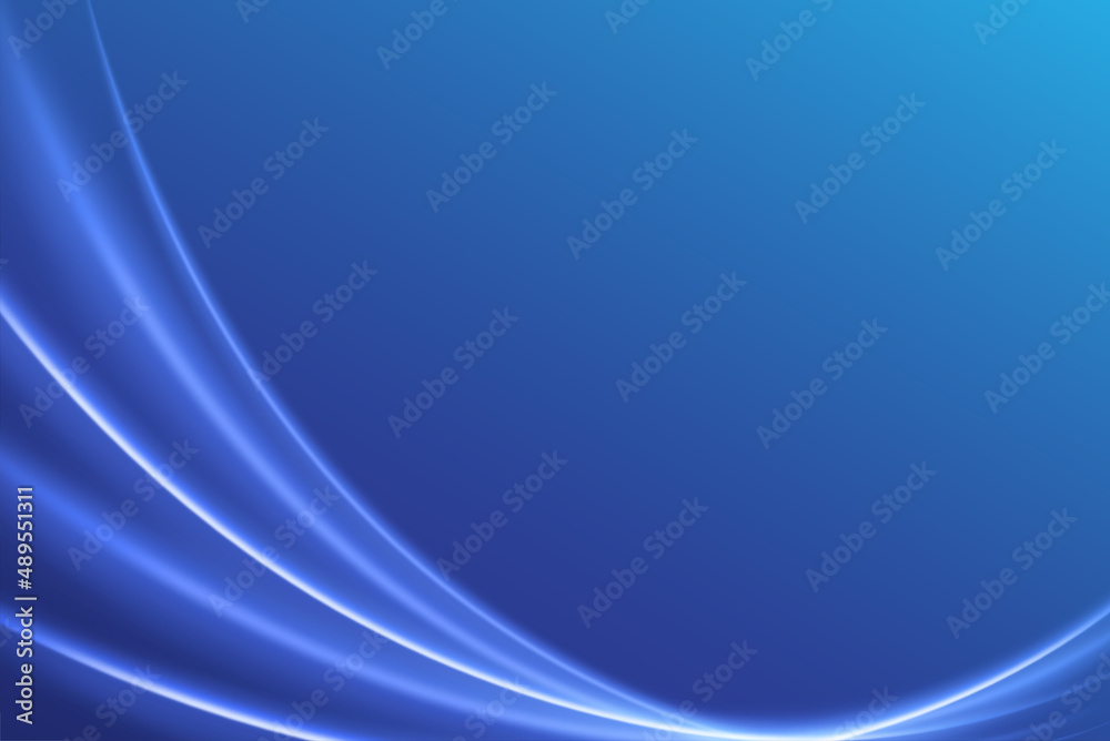 Obraz premium Blue wave abstract background. Blue gradient waving shape background Elegant blue wave background