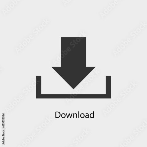 Download vector icon illustration sign