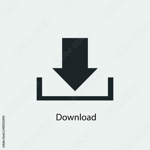 Download vector icon illustration sign