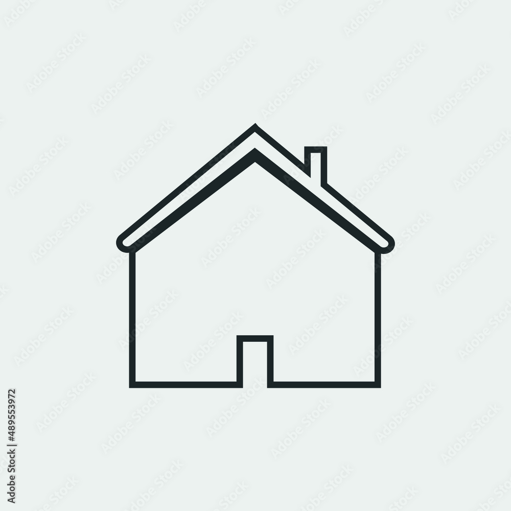 Home vector icon illustration sign Home vector icon illustration sign