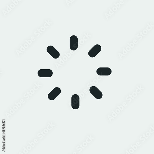 Loading vector icon illustration sign