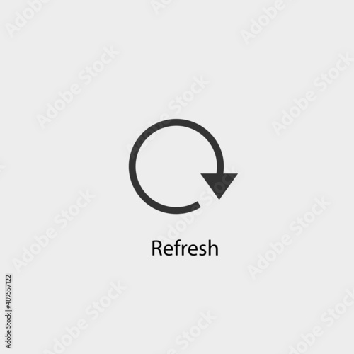 Free Download Refresh vector icon illustration sign - GFXLoad