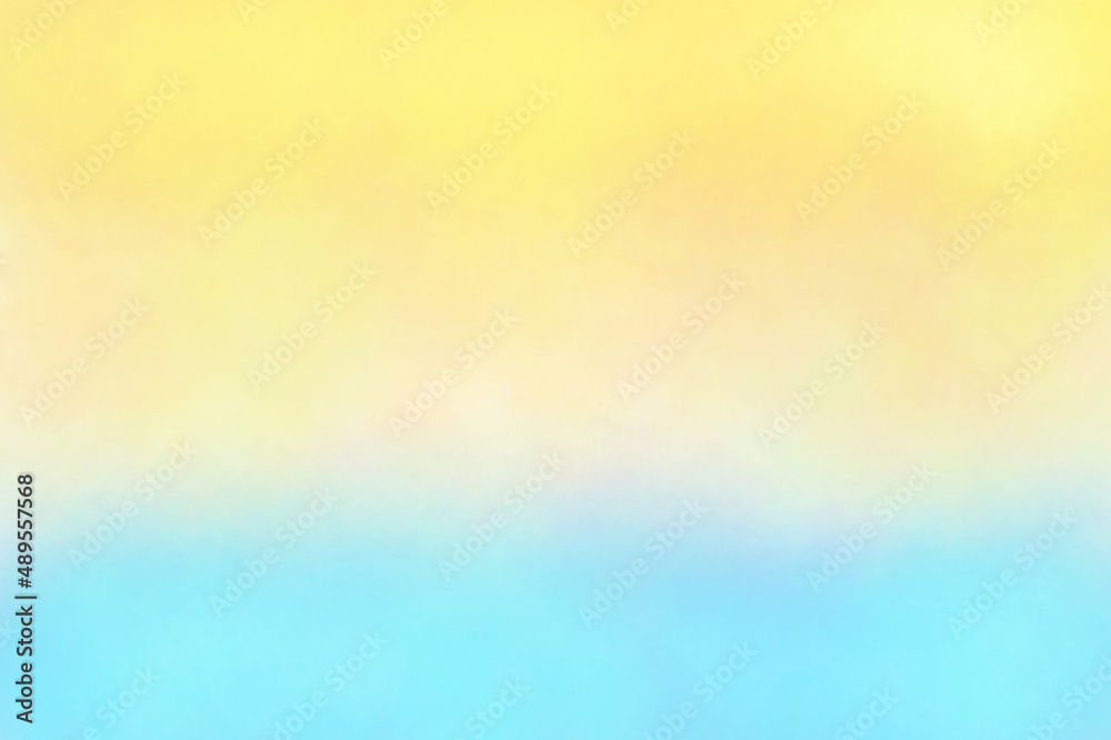 Fototapeta premium Yellow blue colorful background gradient color paint space illustration for abstract background template designs, paper, cards, flyer, banner, advertising, brochures, paper fabric texture material