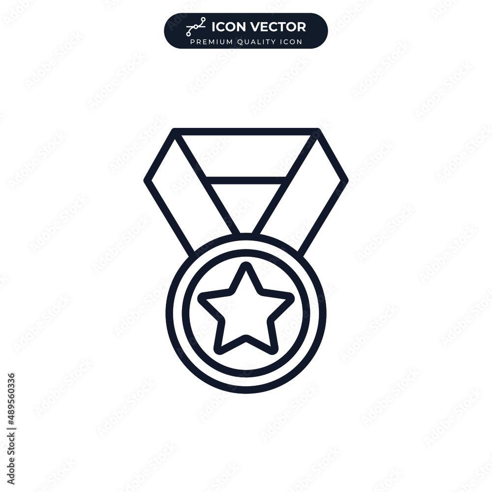 medal icon symbol template for graphic and web design collection logo vector illustration medal icon symbol template for graphic and web design collection logo vector illustration