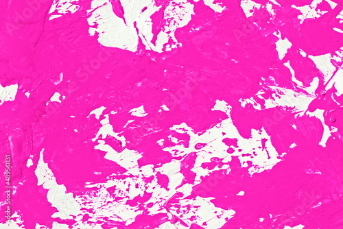 ピンク色のペイント背景 © BEIZ images