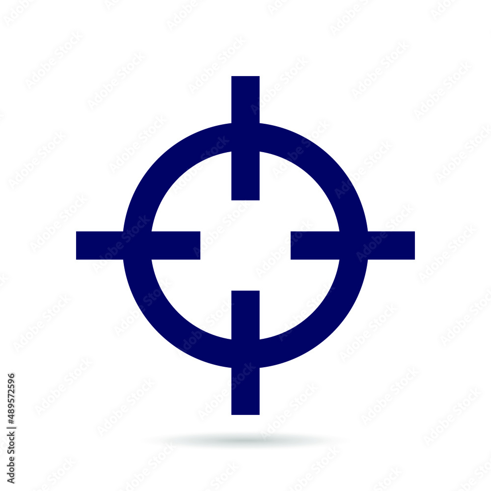 Shooting target icon. target vectors Shooting target icon. target vectors