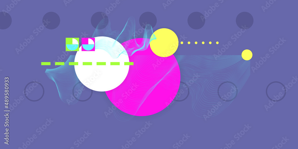 Futuristic Very Peri retro neon colors landscape of the 80`s. Vector futuristic illustration of sun with mountains in retro style. Cyber Surface. Suitable for design in the style of the 1980`s or 80`s