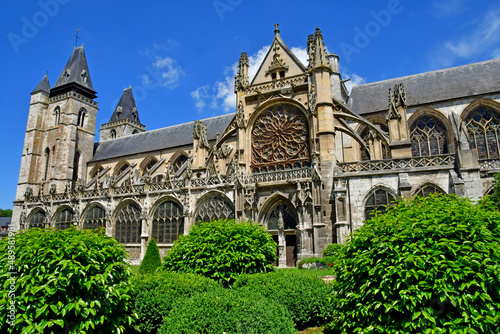 Les Andelys; France - june 24 2021 : the collegiate church