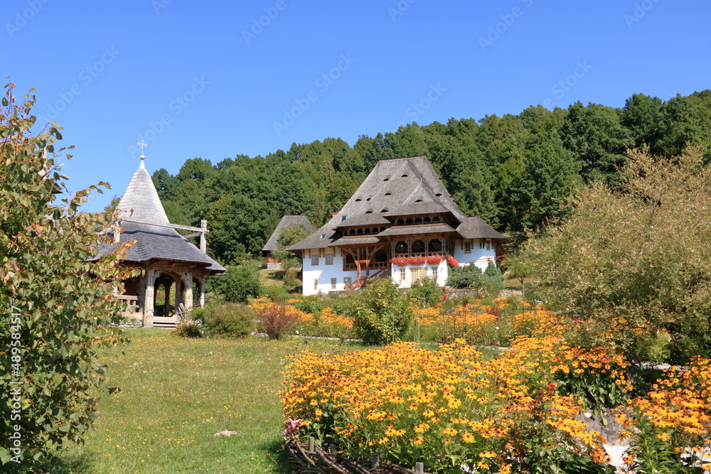 Barsana monastery, one of the main attractions in Maramures in Romania Barsana monastery, one of the main attractions in Maramures in Romania