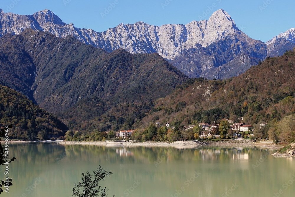 Mountain landscape - italian Lago di Barcis