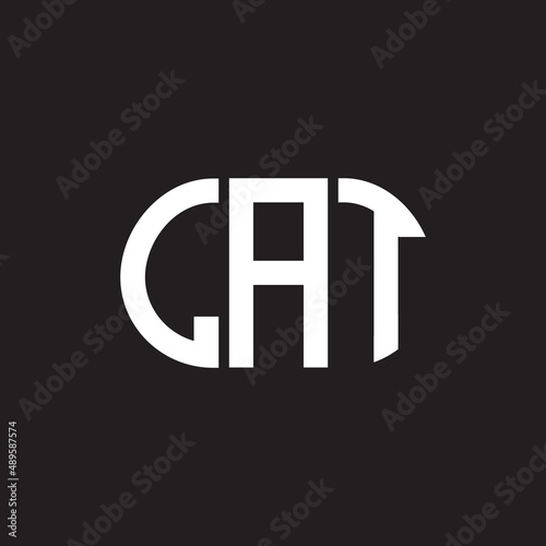 LAT letter logo design on black background. LAT creative initials letter logo concept. LAT letter design.