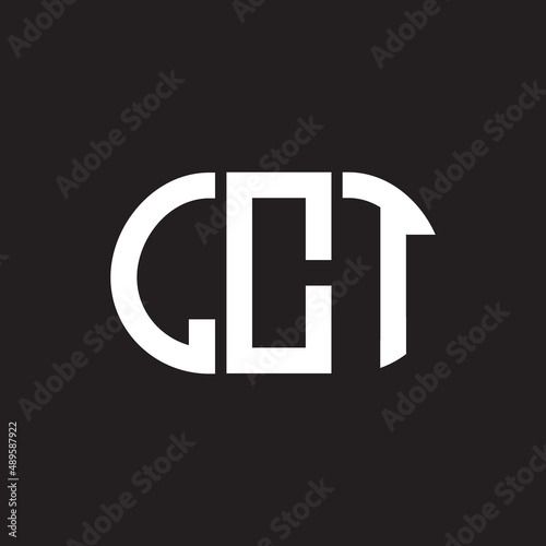 LCT letter logo design on black background. LCT creative initials letter logo concept. LCT letter design.