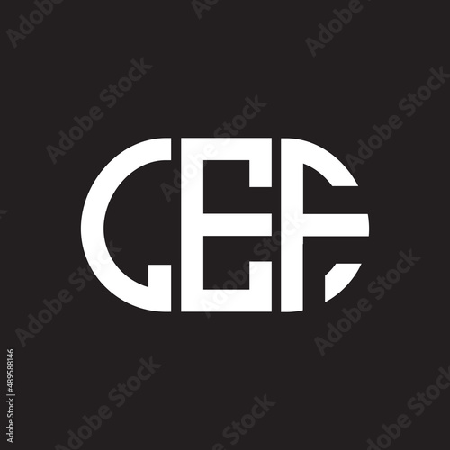 LEF letter logo design on black background. LEF creative initials letter logo concept. LEF letter design.