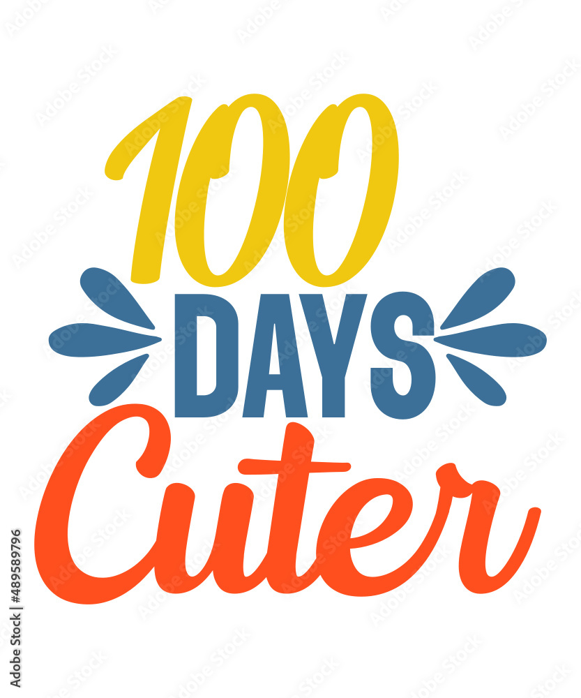 100 Days Of School svg Bundle, 100 Days of school svg, 100th day of
