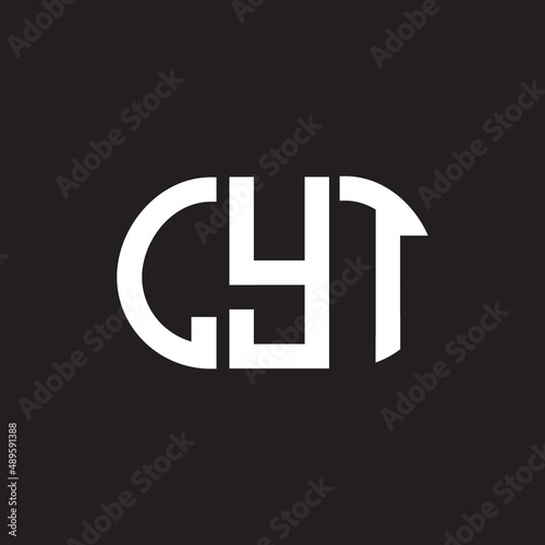 LYT letter logo design on black background. LYT creative initials letter logo concept. LYT letter design.