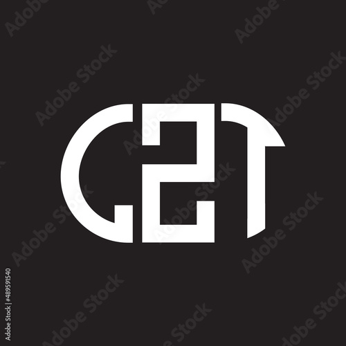 LZT letter logo design on black background. LZT creative initials letter logo concept. LZT letter design.