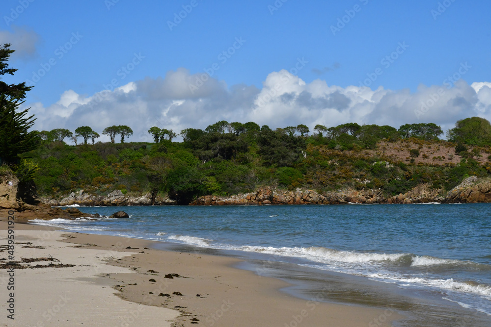 Port Manech; France - may 16 2021 : seaside