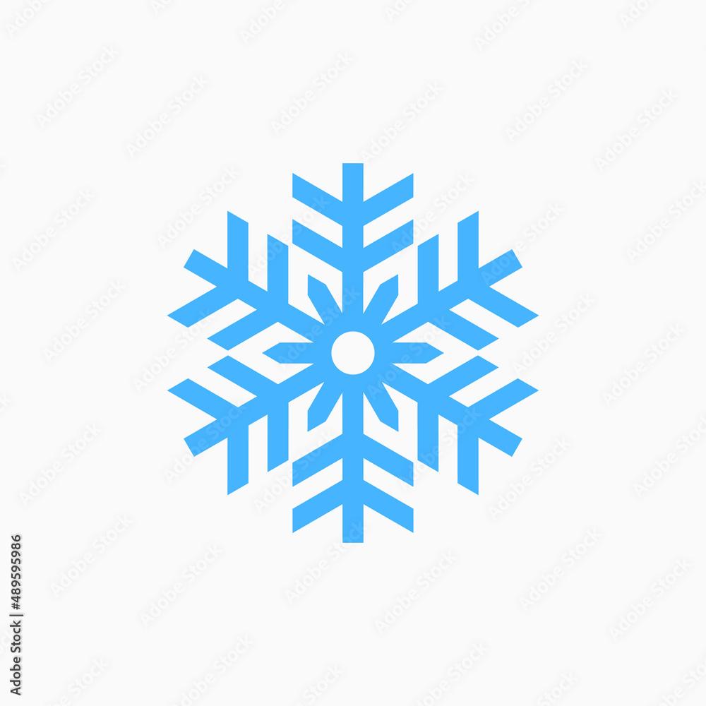Snowflake vector icon. Snowflake sign symbol. Snow icon Snowflake vector icon. Snowflake sign symbol. Snow icon