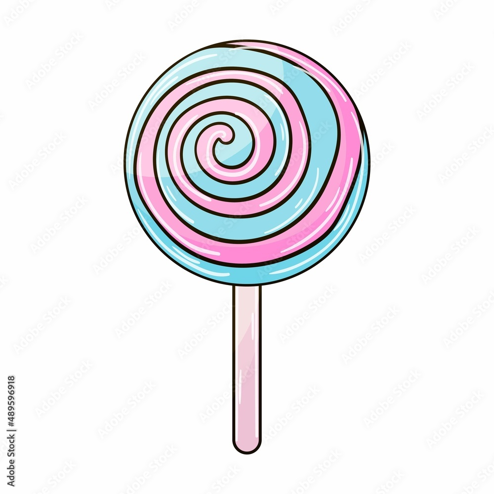 Illustration in hand draw style. Sweet dessert, graphic element for design Illustration in hand draw style. Sweet dessert, graphic element for design