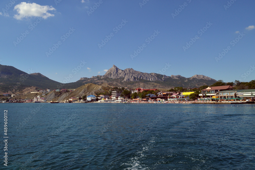 Fototapeta premium A liitle town near the sea