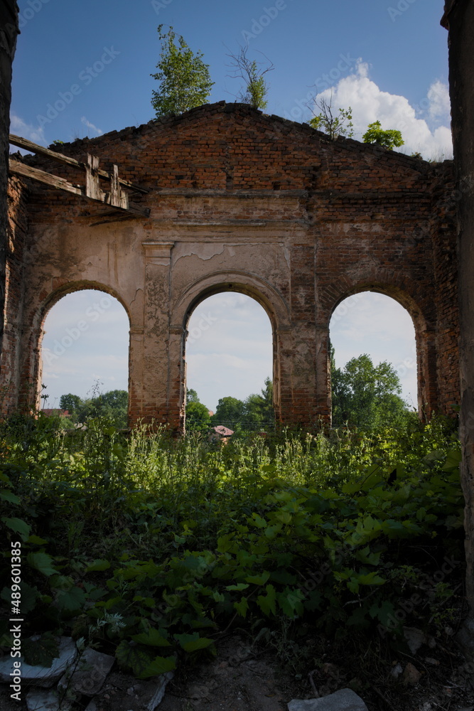 Fototapeta premium ruins of the castle