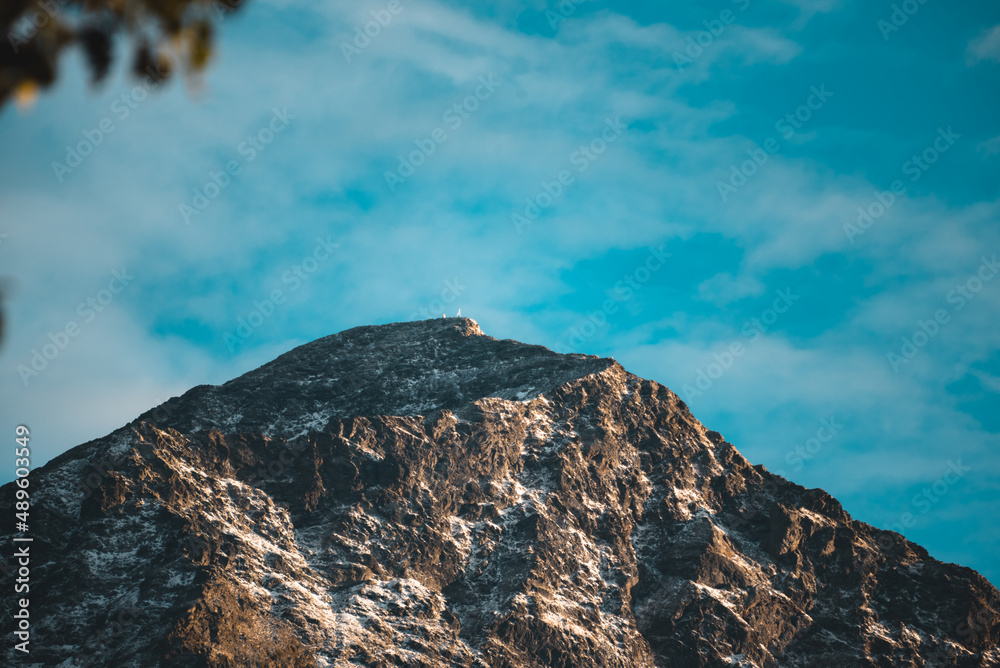 Obraz premium Swiss mountains - monumental rock formations in the Alps