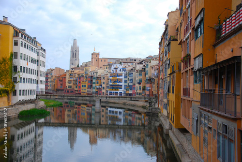 Girona by the river