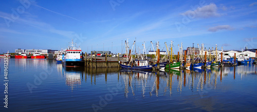 Tableau sur toile Hafen Norddeich
