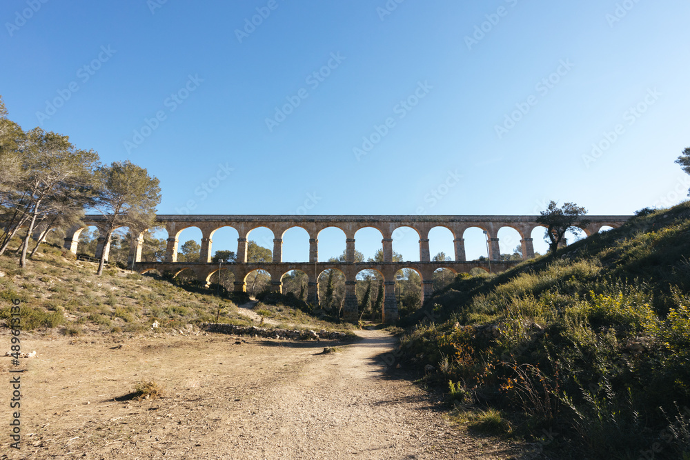 The Ferreres Aqueduct near Tarragona, Spain