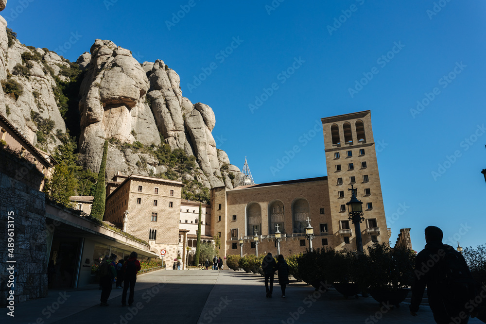 Monserrat Monastery in Catalonia, Spain.