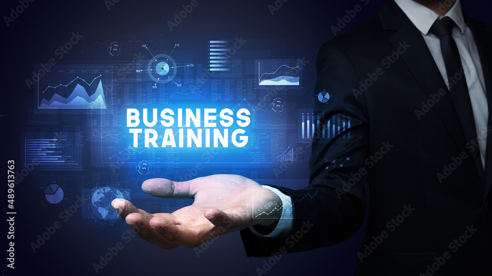 Hand of Businessman holding motivational message Hand of Businessman holding motivational message