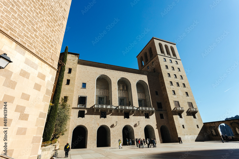 Monserrat Monastery in Catalonia, Spain.