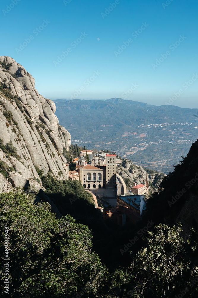 Monserrat monastery in Spain