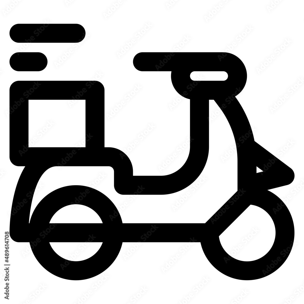 Scooter line icon Scooter line icon