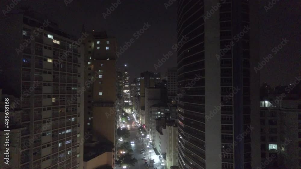 Sao Paulo, Centro a noite