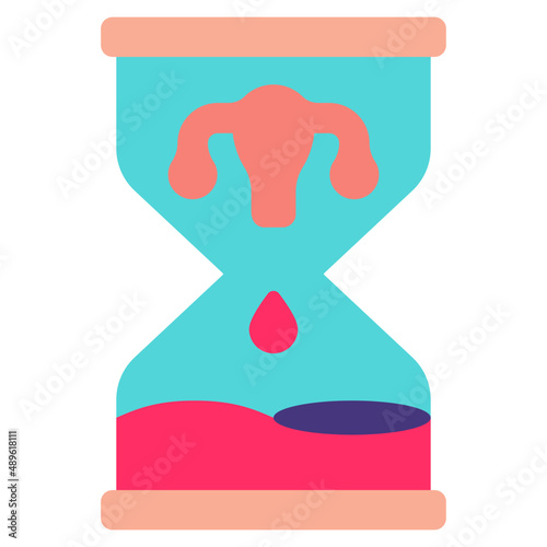 menopausal flat icon
