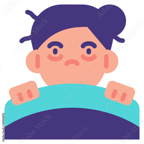 insomnia flat icon