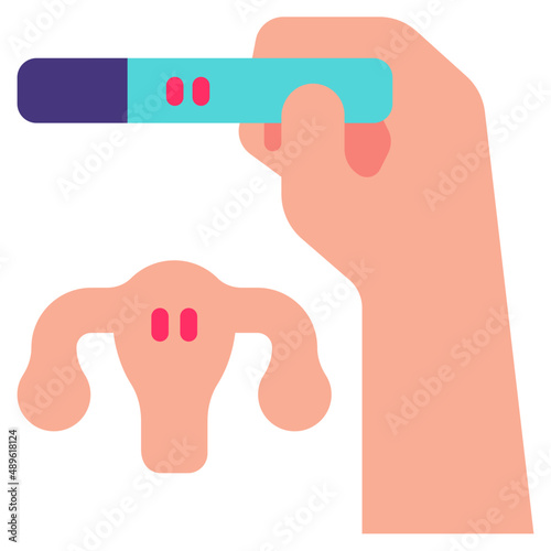 women menopause flat icon