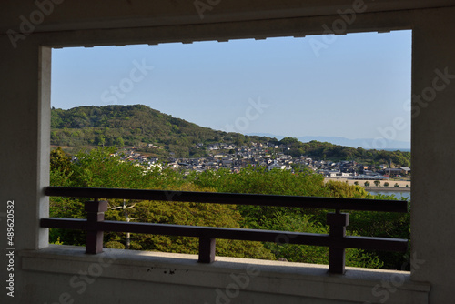 竹崎城址展望台からの眺め