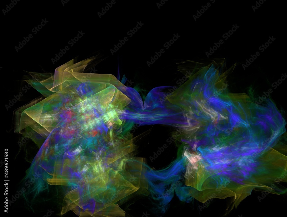 Imaginatory fractal abstract background Image