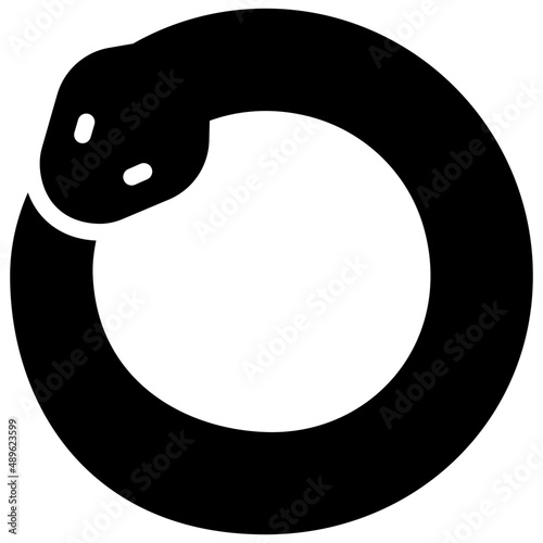 ouroboros solid icon