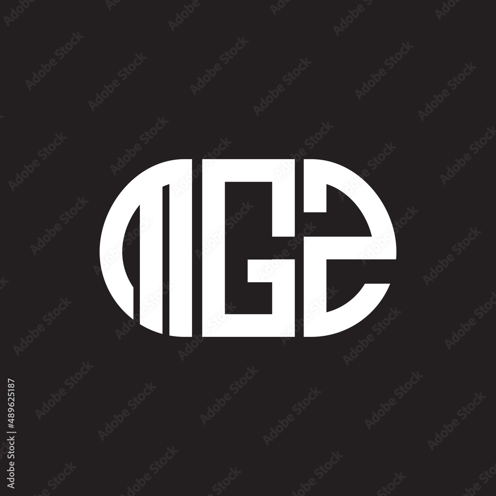 MGZ letter logo design on black background. MGZ creative initials letter logo concept. MGZ letter design. MGZ letter logo design on black background. MGZ creative initials letter logo concept. MGZ letter design.
