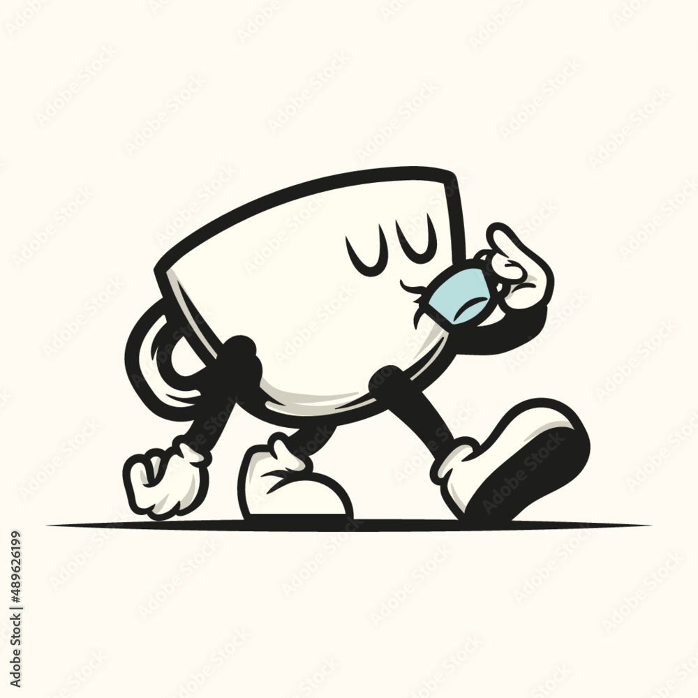 Cup Coffe vector chill vibes Cup Coffe vector chill vibes