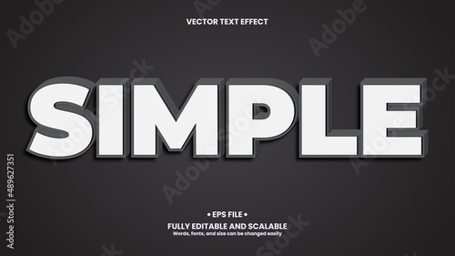 Simple Minimalist Text Effect