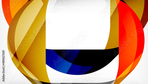 Abstract square shape with overlapping waves, minimal geometric background. Vector Illustration For Wallpaper, Banner, Background, Landing Page Free Download Abstract square shape with overlapping waves, minimal geometric background. Vector Illustration For Wallpaper, Banner, Background, Landing Page - GFXLoad
