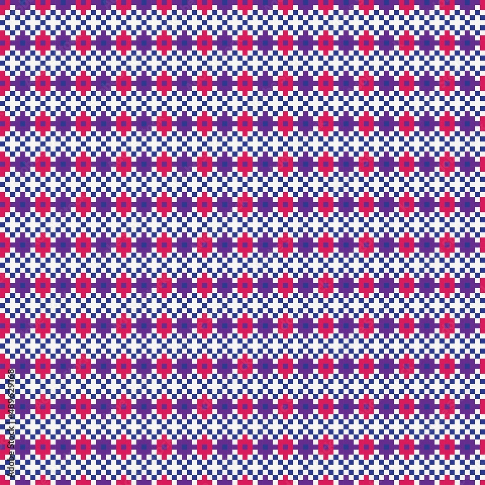 Argyle Fair Isle Seamless Pattern Design