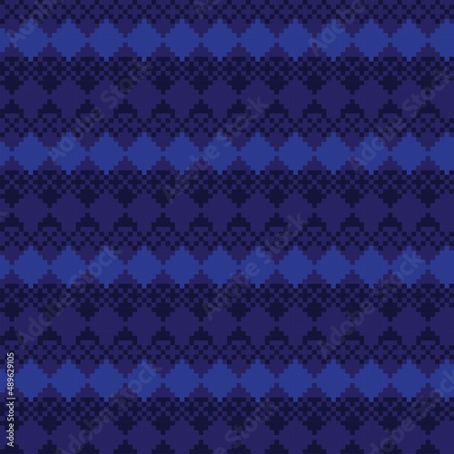 Argyle Fair Isle Seamless Pattern Design