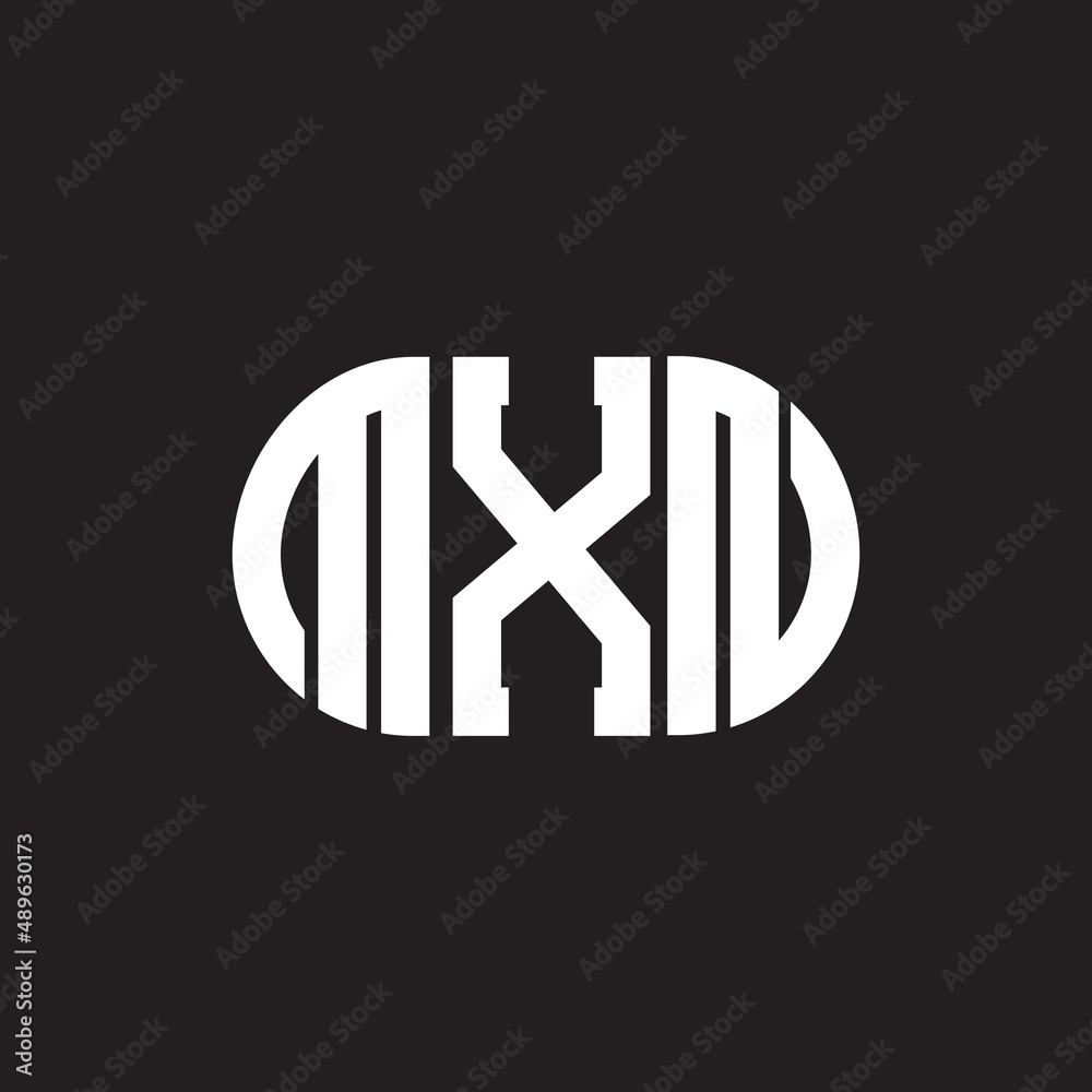 MXN letter logo design on black background. MXN creative initials letter logo concept. MXN letter design. MXN letter logo design on black background. MXN creative initials letter logo concept. MXN letter design.
