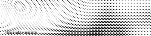 Abstract halftone texture wave monochrome